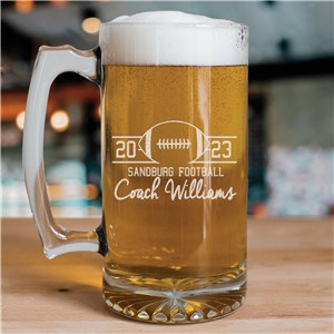 Personalized Coach Sport Glass Mug | Personalized Coach Gifts