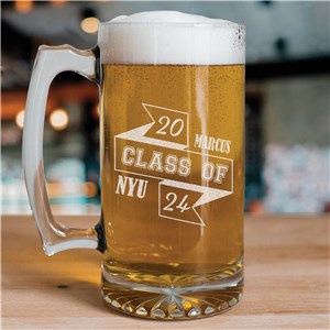 Class Of Graduation Beer Mug | Graduation Cups Personalized