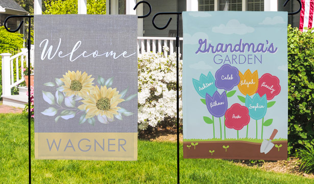 Personalized Garden Flags