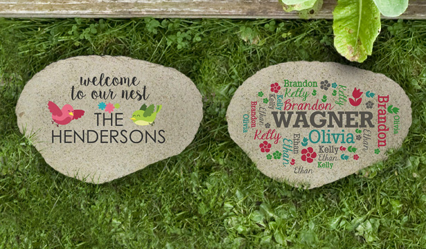 Personalized Garden Stones