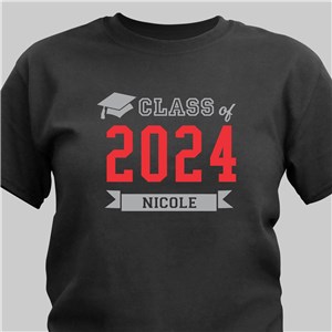 Personalized Class Of T-Shirt | Graduate Gifts