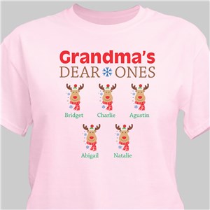 Personalized Deer Ones T-Shirt | Personalized Christmas T-Shirt