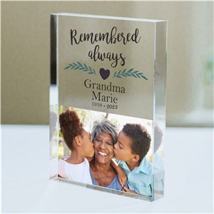 Personalized Memorial Keepsake | Photo Keepsake Memorial