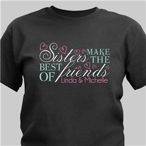 Sisters Friendship T-Shirt | Personalized T-shirts