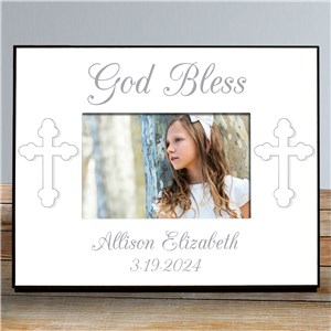 God Bless... Personalized Baptism Frame | Personalized Baptism Frames