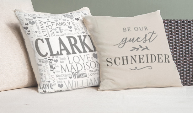 Personalized Throw Pillows