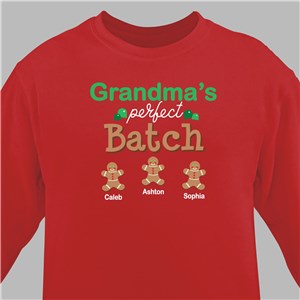 Personalized Holiday Sweatshirts | Gingerbread Sweatshirt