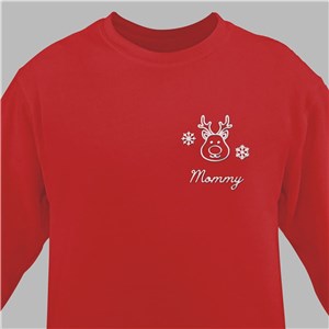 Custom Christmas Crewneck Sweatshirt With Festive Icons 