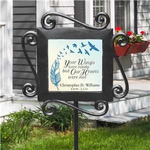 Personalized Memorial Garden Stake | Memorial Gifts