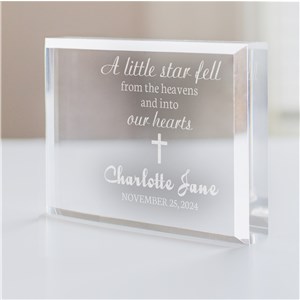 Personalized Baptism Keepsake For Baby | Engraved Baptism Keepsake