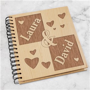 Engraved Couple's Photo Album