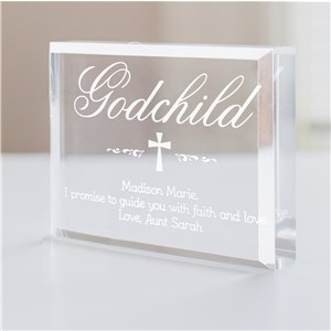 Godchild Personalized Keepsake | Personalized Baptism Gifts