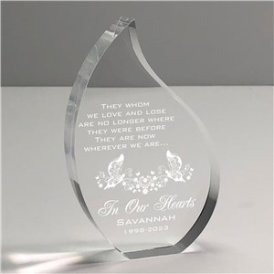 Engraved In Our Hearts Memorial Tear Keepsake 744642T