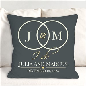 Personalized I Do Throw Pillow | Romantic Home