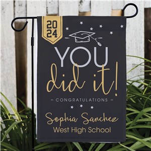 Graduation Garden Flag