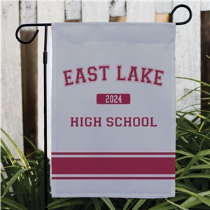 Personalized High School Pride Garden Flag 83075422