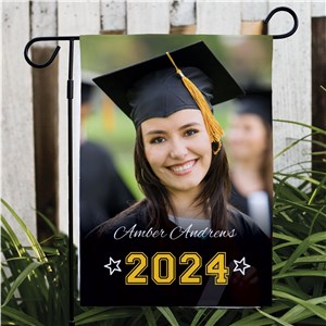 Graduation Photo Garden Flag