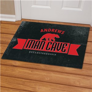 Personalized Man Cave Doormat | Personalized Doormats