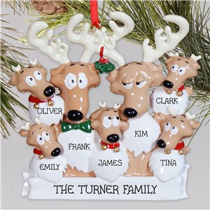 Personalized Reindeer Ornament | Reindeer Christmas Ornament