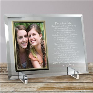 To My Friend... Beveled Glass Picture Frame | Personalized Picture Frames