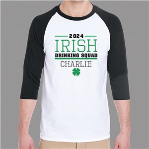 St. Patrick's Day Baseball Shirts | Personalized Raglan Shirts