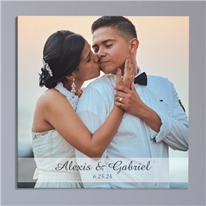 Personalized Couples Wall Canvas | Personalized Wedding Canvas Art