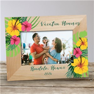 Personalized Family Vacation Frame | Personalized Picture Frame