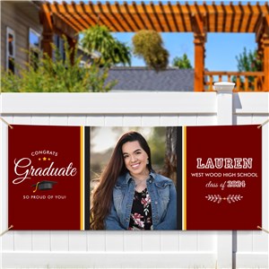 Personalized Congrats Graduate Banner