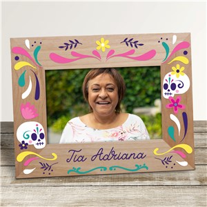 Personalized Dia De Los Muertos Wood Frame 9227701