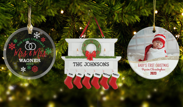 Personalized Christmas Ornaments