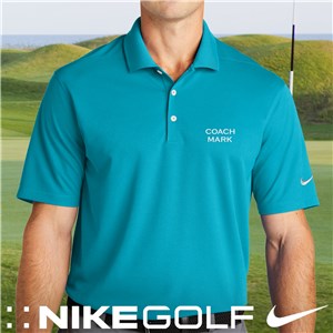 Personalized Tidal Blue Nike Polo