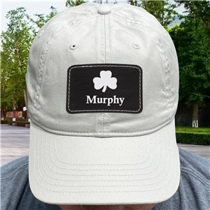 Personalized Shamrock Baseball Hat with Patch