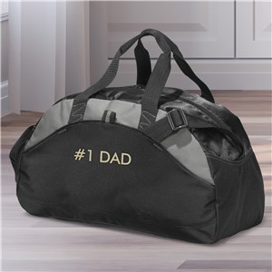 Embroidered Custom Message Port Authority Duffel Bag