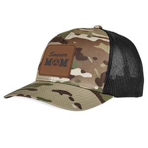 Personalized Sports Mom Camo Trucker Hat