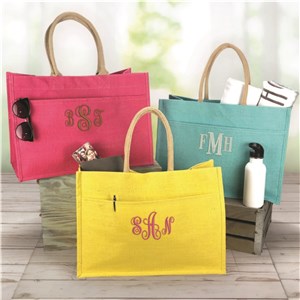 Monogrammed Tote Bag | Personalized Tote Bag