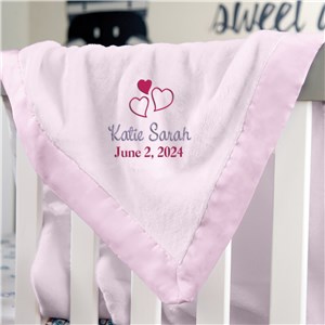 Embroidered Fleece Baby Blanket | Unique Baby Shower Gifts