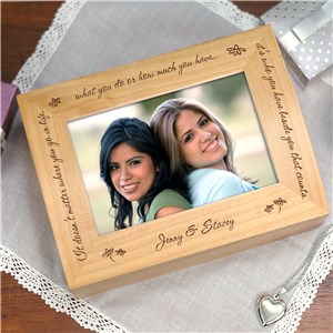 Who You Have Beside You Photo Keepsake Box | Personalized Keepsake box