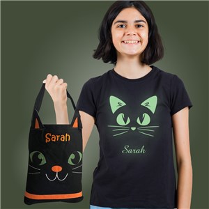 Personalized Cat Halloween Gift Bundle GS067