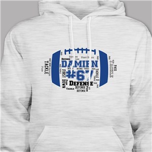 Personalized Football Team Hoodie | Fantasy Football Hoodie