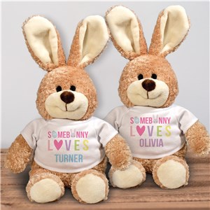 Personalized Stuffed Easter Bunny | Personalized Easter Bunny for Kids