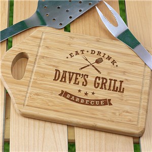 Personalized Eat, Drink, Barbecue Cutting Board | Personalized Grilling Gifts