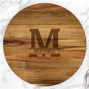 Engraved Family Name Lazy Susan L14791413