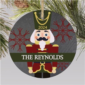 Custom Slate Nutcracker Ornament