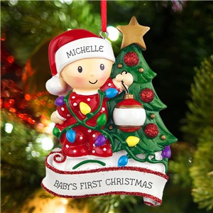 Personalized Baby Decorating Tree Ornament