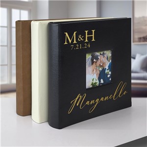 Custom Engraved Wedding Photo Album