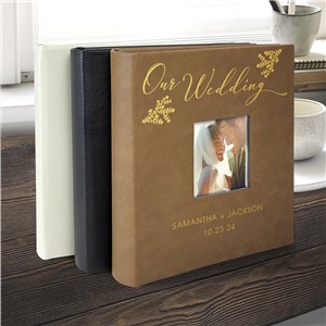 Our Wedding Custom Engraved Photo Album