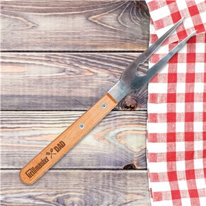 Engraved Grillmaster BBQ Fork L2846408