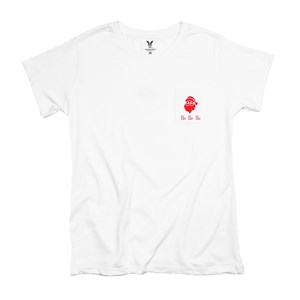 Custom Christmas Themed Ladies Pocket T-Shirt