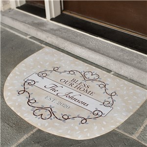 Custom Doormats | Light Colored Personalized Doormat