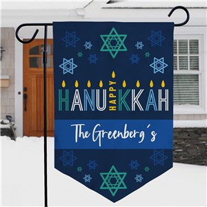 Custom Happy Hanukkah Flag